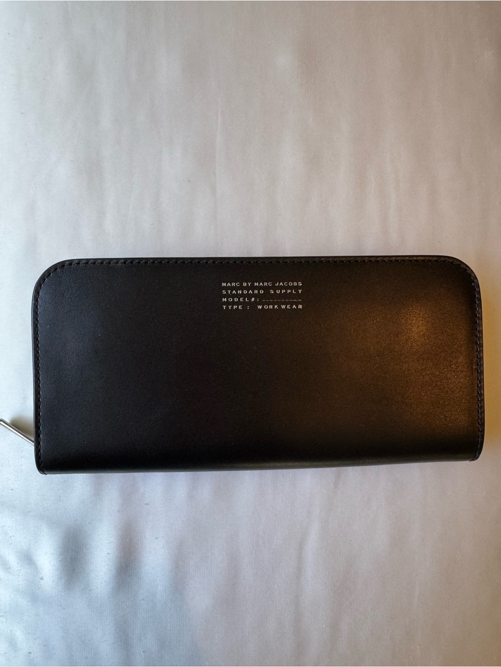 Marc by Marc Jacobs Black Zip-Around Wallet